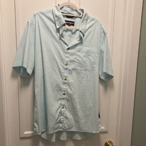 Men's Grundens Light Blue Casual Shirt